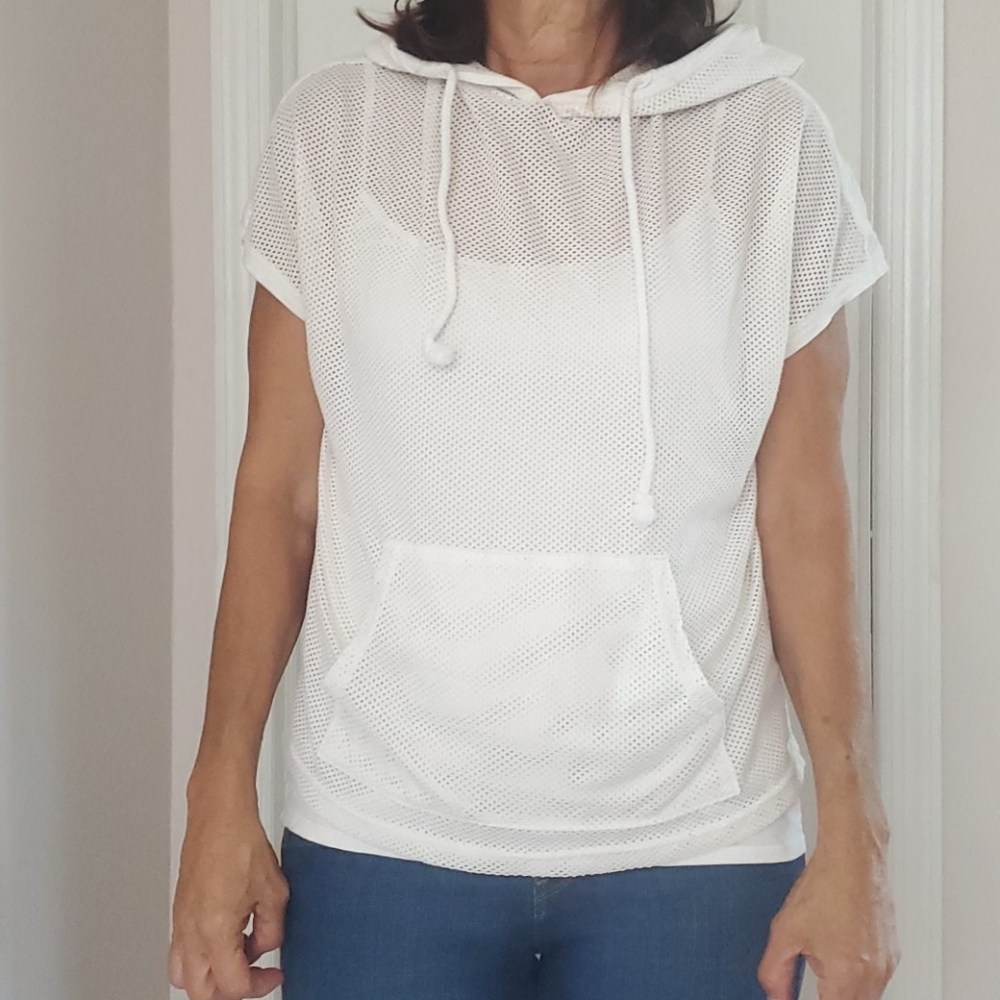 White Gym Top